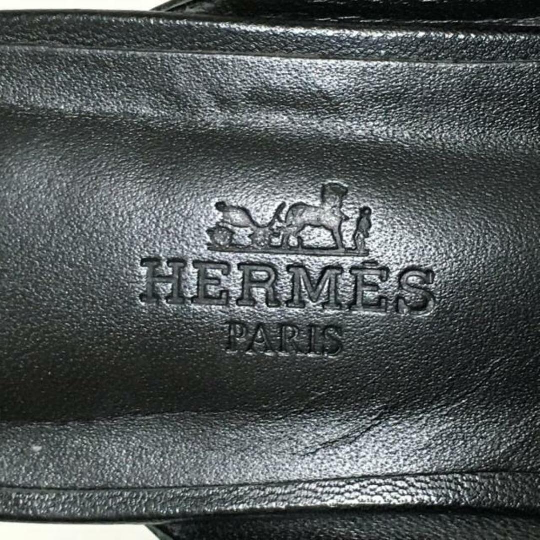 Hermes(エルメス)のエルメス ミュール 36 レディース オズ 黒 レディースの靴/シューズ(ミュール)の商品写真