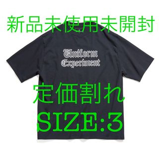 ユニフォームエクスペリメント(uniform experiment)のuniform experiment  BAGGY TEE 3 新品未使用未開封(Tシャツ/カットソー(半袖/袖なし))