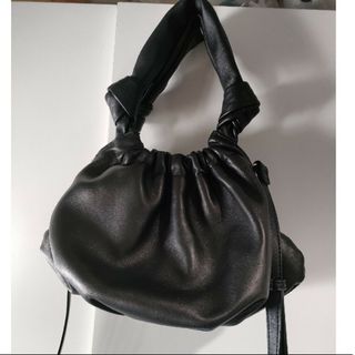 アメリヴィンテージ(Ameri VINTAGE)のAMERI MEDI LEATHER GATHER MINI BAG(ショルダーバッグ)