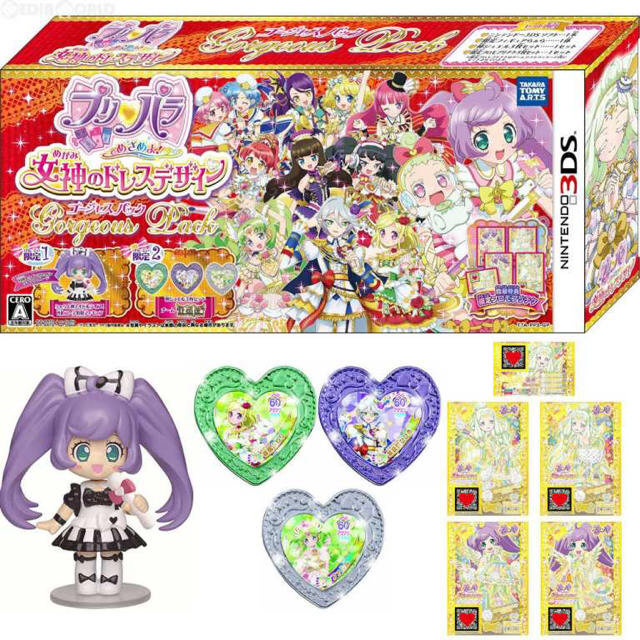 新品 3DS めざめよ女神のドレスデザイン ゴージャスパック プリパラ 限定版 エンタメ/ホビーのゲームソフト/ゲーム機本体(携帯用ゲームソフト)の商品写真