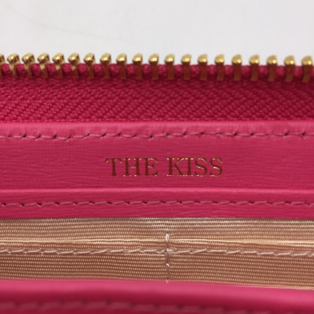 THE KISS(ザキッス)の長財布 THE KISS ロングウォレットWL100 ビビットピンク 美品 レディースのファッション小物(財布)の商品写真