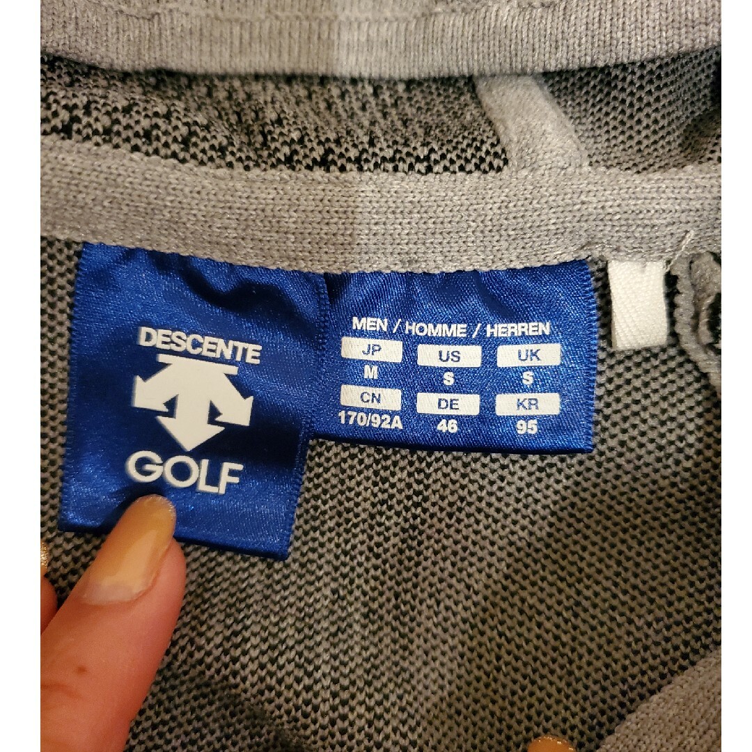 DESCENTE(デサント)のDESCENTEデサントゴルフGOLFメンズMパーカー スポーツ/アウトドアのゴルフ(ウエア)の商品写真