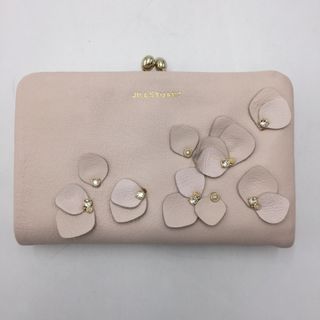 ジルスチュアート(JILLSTUART)のJILLSTUART ジルスチュアート 長財布 スプレット(9A) 口金付き折り財布 ピンク 美品(財布)