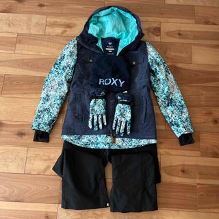 最終値下げ ROXY ロキシー エスティボ スノボウェア グローブ セット