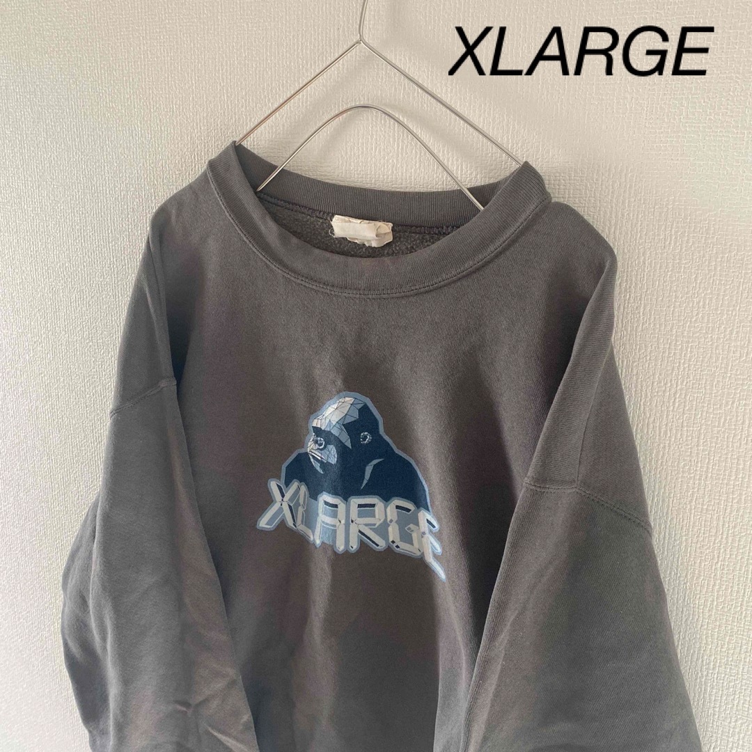 XLARGE(エクストララージ)のXLARGEエクストララージスウェットトレーナーメンズ長袖メキシコ製ゴリラ メンズのトップス(スウェット)の商品写真