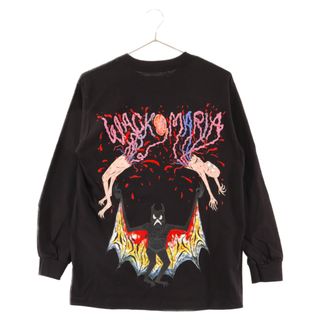 ワコマリア(WACKO MARIA)のWACKO MARIA ワコマリア 24SS NECKFACE / LONG SLEEVE T-SHIRT ネックフェイス バックプリント 長袖Tシャツ ブラック NECKFACE-WM-LT02(Tシャツ/カットソー(七分/長袖))