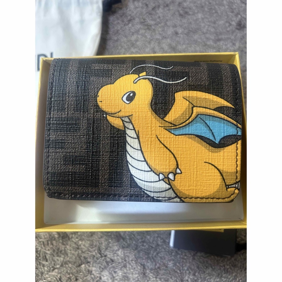 折り財布FENDI x FRGMT x POKÉMON ブラウンFFファブリック 財布