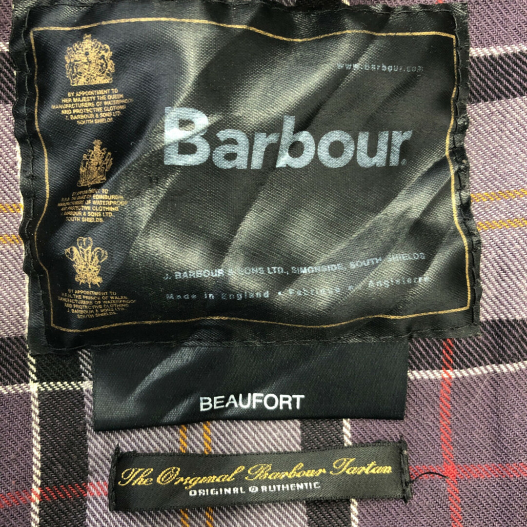 Barbour(バーブァー)の2000年代～ イングランド製 Barbour バブアー BEAUFORT ビューフォート オイルドジャケット ブラウン (メンズ 38) 中古 古着 P6367 メンズのジャケット/アウター(その他)の商品写真