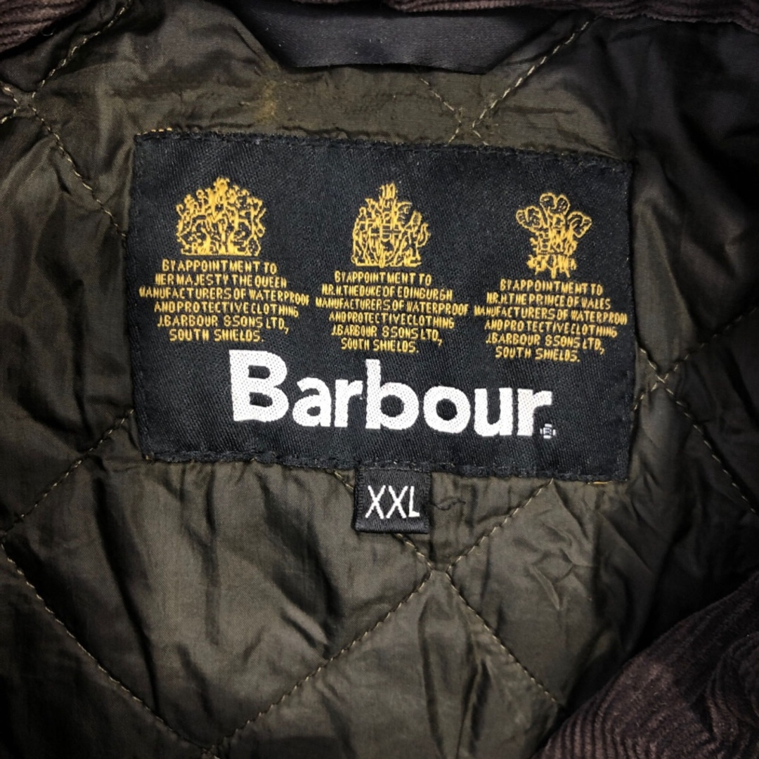 Barbour(バーブァー)のBarbour バブアー オイルド サッパージャケット オイルド アウター 大きいサイズ カジュアル 防寒 カーキ (メンズ XXL) 中古 古着 P6368 メンズのジャケット/アウター(その他)の商品写真