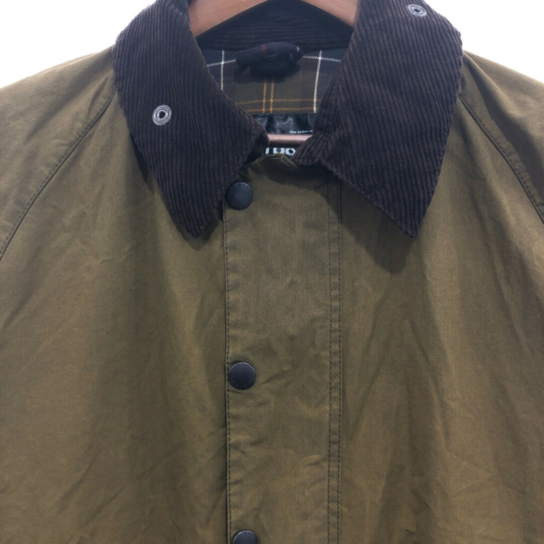 Barbour(バーブァー)のイングランド製 Barbour バブアー クラシック ビューフォート オイルドジャケット 防寒 カーキ (メンズ XL相当) 中古 古着 P6369 メンズのジャケット/アウター(その他)の商品写真