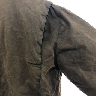 2000年代～ イングランド製 Barbour バブアー ブッシュマン ジャケット オイルド 防寒 ブラウン (メンズ XL相当)   P6382