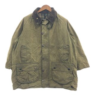 バーブァー(Barbour)の90年代 イングランド製 Barbour バブアー GAMEFAIR ゲームフェア オイルドジャケット 防寒 カーキ (メンズ C44/112CM) 中古 古着 P6392(その他)