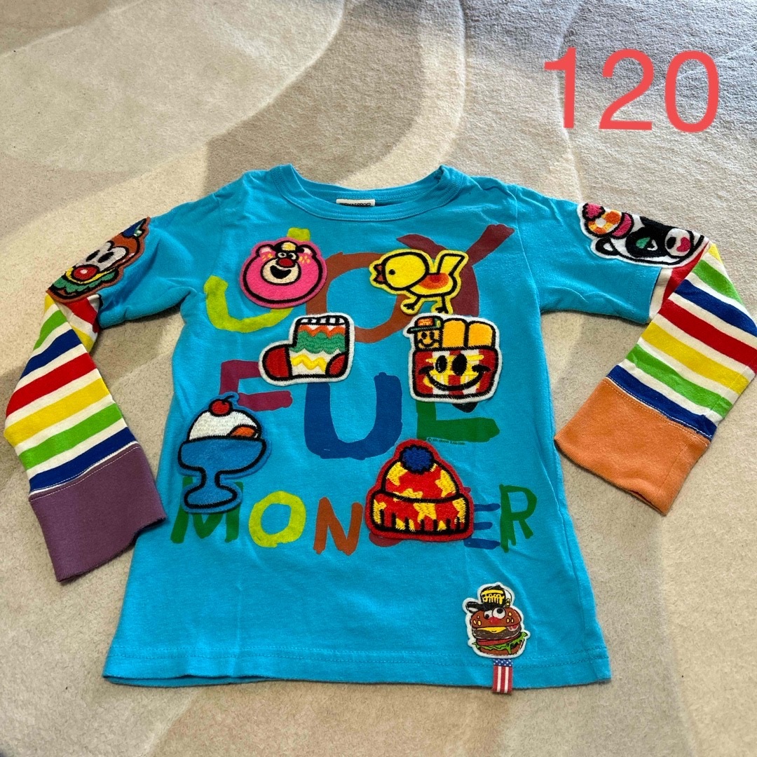 JAM(ジャム)のワッペン　ロンT キッズ/ベビー/マタニティのキッズ服男の子用(90cm~)(Tシャツ/カットソー)の商品写真