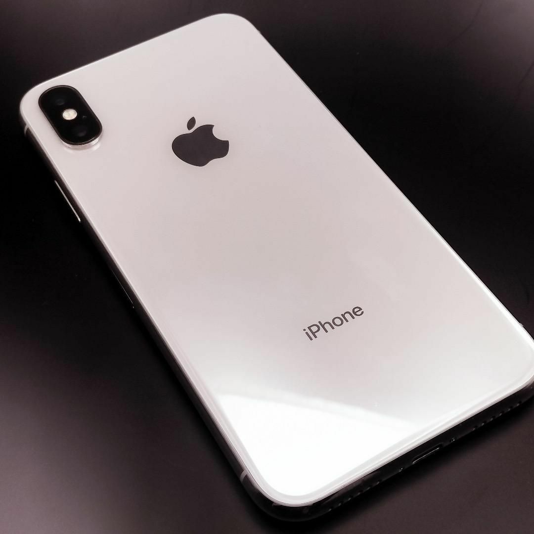 iPhone X Silver 256 GB SIMフリー液晶バッテリー新品交換