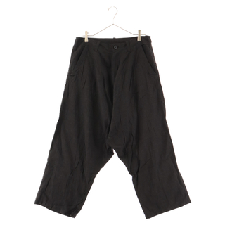 375センチワタリY's ワイズ Asymmetrical Wide Pants アシンメトリー スリットワイドパンツ YL-P26-500 ブラック レディース
