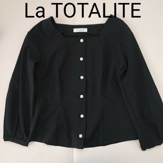 ラトータリテ(La TOTALITE)のLa TOTALITE ブラックブラウス(シャツ/ブラウス(長袖/七分))