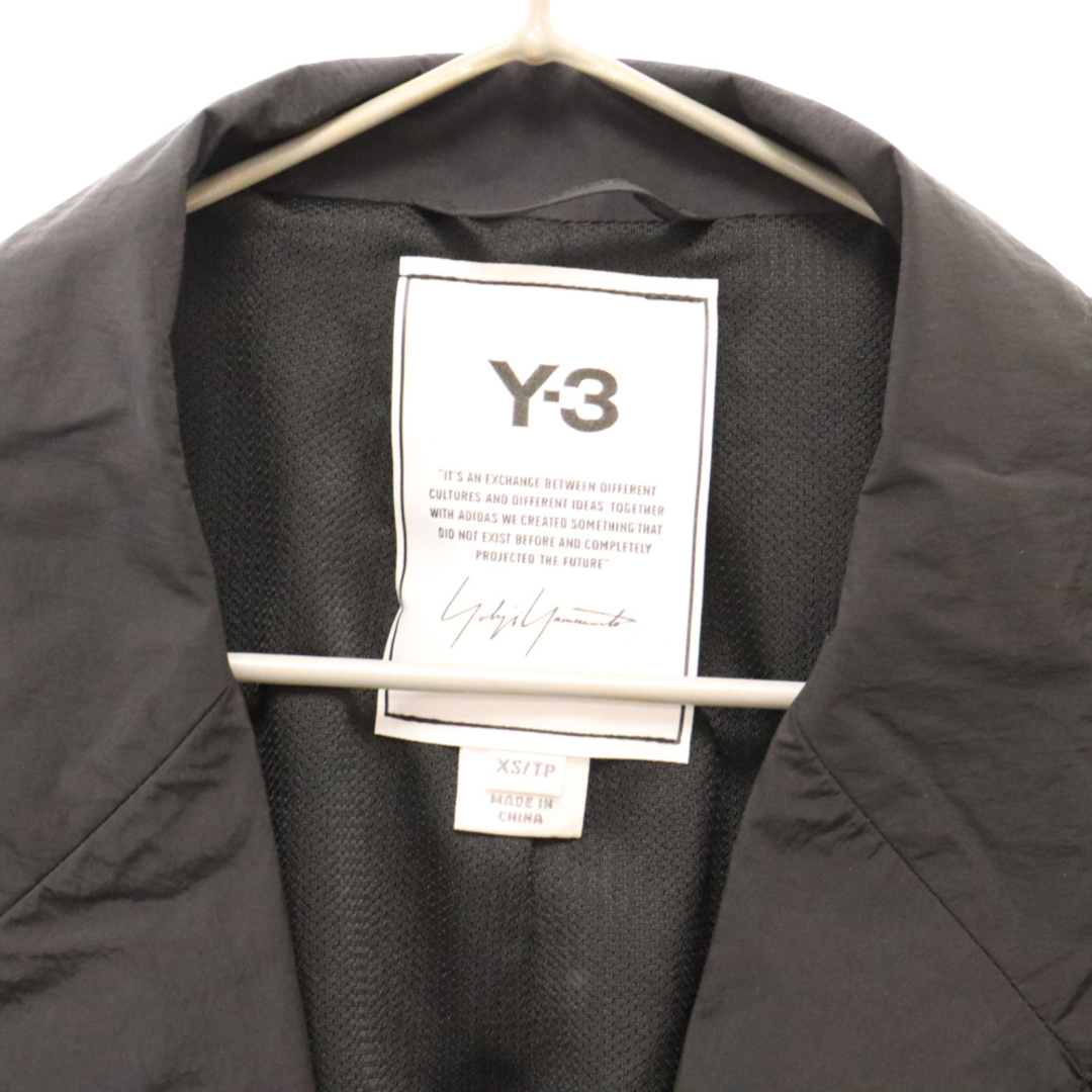 Y-3(ワイスリー)のY-3 ワイスリー CLASSIC CROSS DYED BLAZER FN3412 ジップ付 テーラードジャケット ブラック メンズのジャケット/アウター(テーラードジャケット)の商品写真