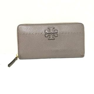 トリーバーチ(Tory Burch)のトリーバーチ 長財布 - グレー レザー(財布)