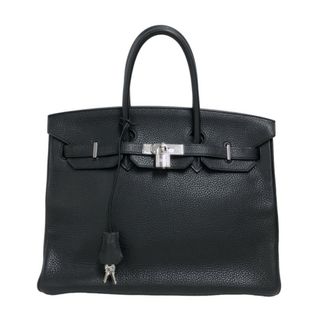 エルメス(Hermes)の　エルメス HERMES バーキン35 □M刻  ブラック シルバー金具 トゴ レディース ハンドバッグ(ハンドバッグ)