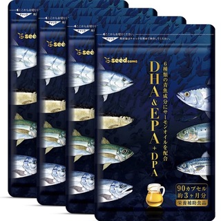 7種類の魚油を贅沢使用 オメガ3 DHA&EPA＋DPA サプリメント(その他)