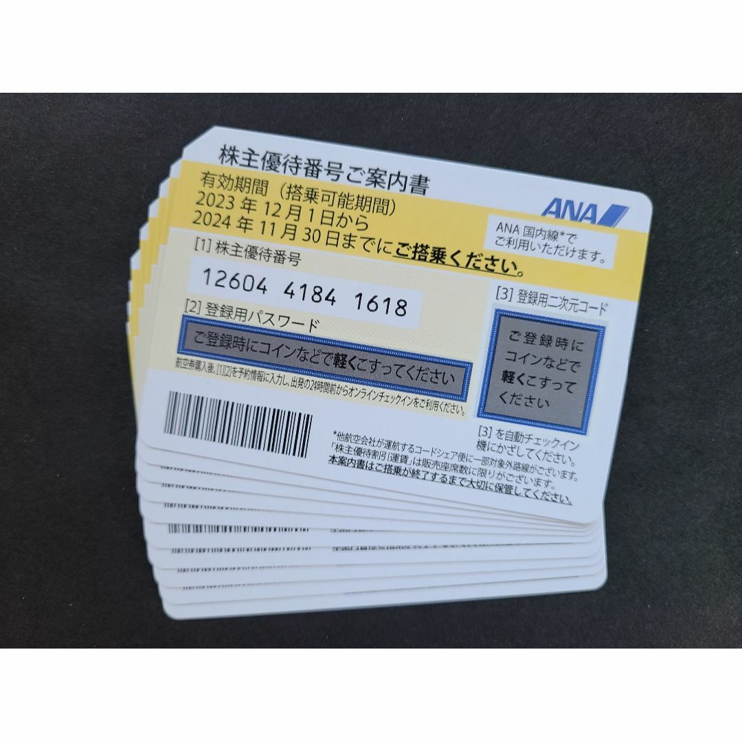 ANA株主優待券 4枚(2020.05.31迄有効) ANA株主優待券 4枚(2020.05.31迄有効)