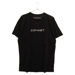 ソフネット(SOPHNET.)のSOPHNET. ソフネット DOT LOGO AUTHENTIC TEE ドットデザインロゴプリント 半袖Tシャツ ブラック SOPH-190162(Tシャツ/カットソー(半袖/袖なし))