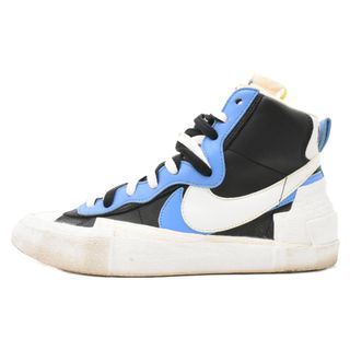 ナイキ(NIKE)のNIKE ナイキ ×SACAI BLAZER MID BV0072-001 サカイ ブレーザー ミッドカットスニーカー シューズ ブルー/ブラック US8.5/26.5cm(スニーカー)