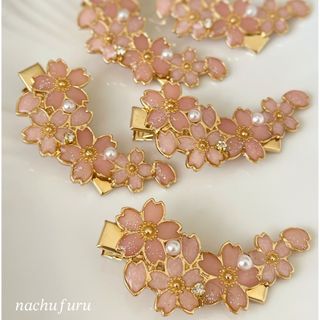 満開の桜ヘアクリップ(ヘアアクセサリー)