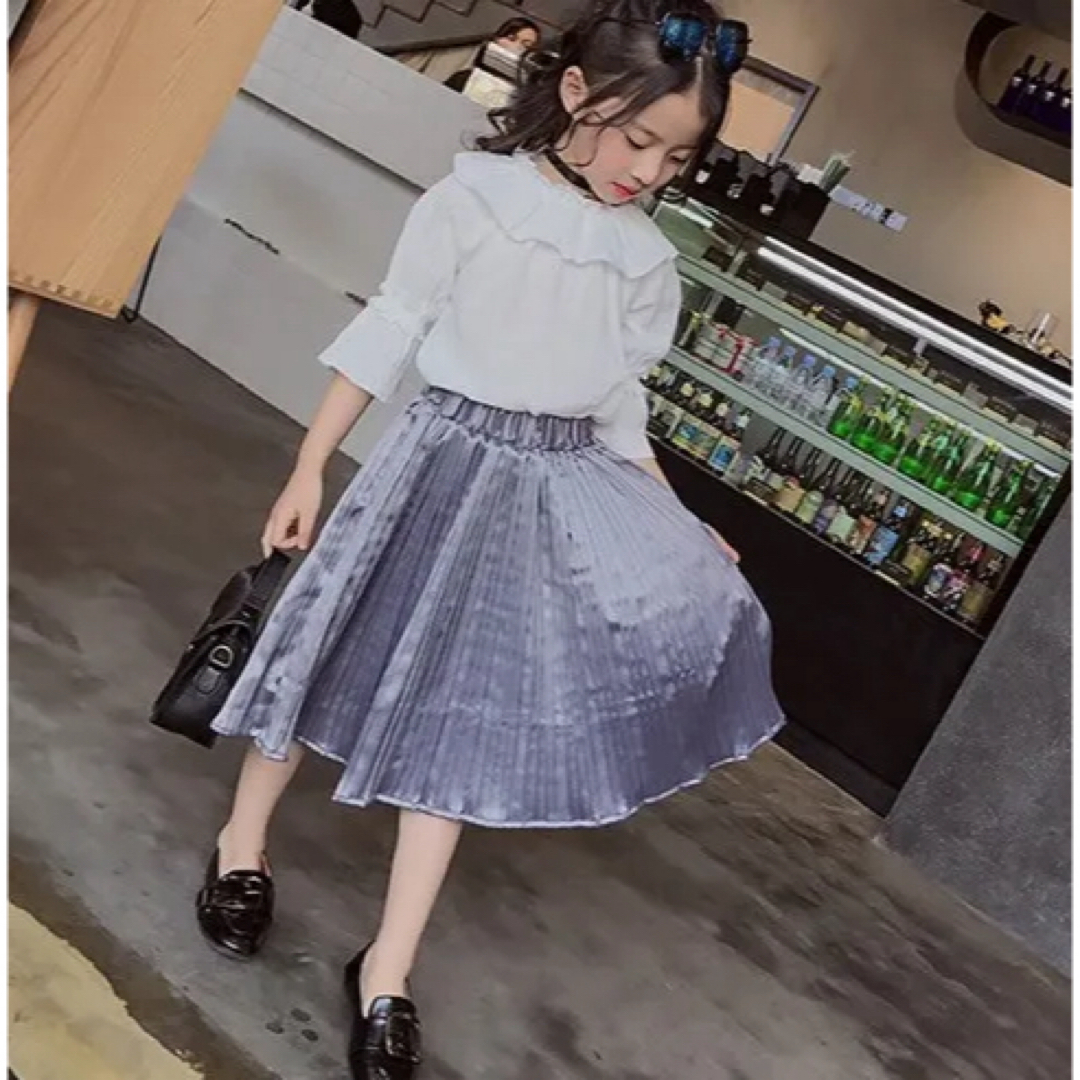 新品　プリーツスカート(90cm.100cm.110cm) キッズ/ベビー/マタニティのキッズ服女の子用(90cm~)(スカート)の商品写真