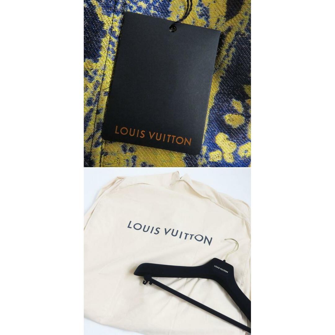 未使用品□20SS LOUIS VUITTON/ルイヴィトン プレコレクション タペストリーDNA ベルト付 トレンチコート/ガウンコート 紺系 50  伊製 正規