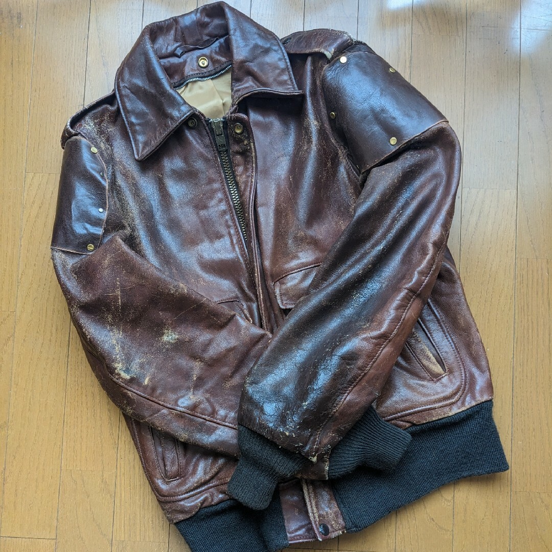 schott ショット USA製 本革 A2 184SM ボア取り外し可能 38 - フライト schott ショット USA製 本革 A2 184SM ボア取り外し可能 38 - フライト