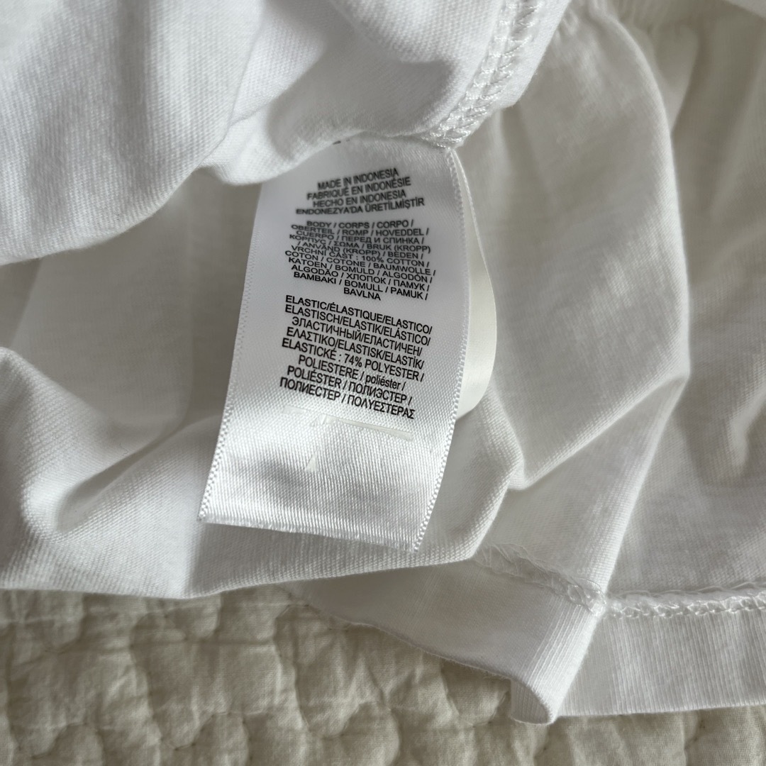 POLO RALPH LAUREN(ポロラルフローレン)のPOLO 白 シャーリングTシャツ キッズ/ベビー/マタニティのキッズ服女の子用(90cm~)(Tシャツ/カットソー)の商品写真