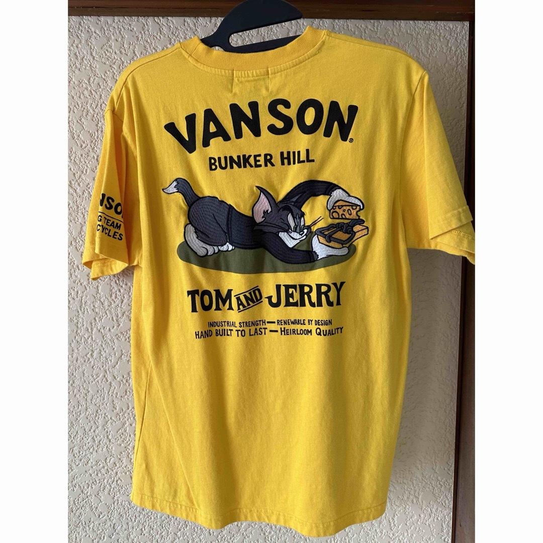 VANSON(バンソン)のトムとジェリー　刺繍　Tシャツ メンズのトップス(Tシャツ/カットソー(半袖/袖なし))の商品写真