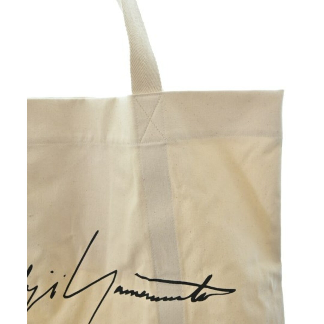 Yohji Yamamoto(ヨウジヤマモト)のYOHJI YAMAMOTO ヨウジヤマモト トートバッグ - ベージュ系 【古着】【中古】 レディースのバッグ(トートバッグ)の商品写真