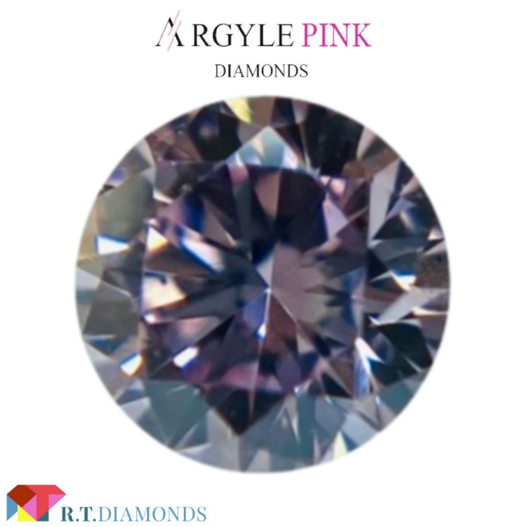 ARGYLE FANCY PINK 0.112ct RD/RT2474/CGL レディースのアクセサリー(その他)の商品写真