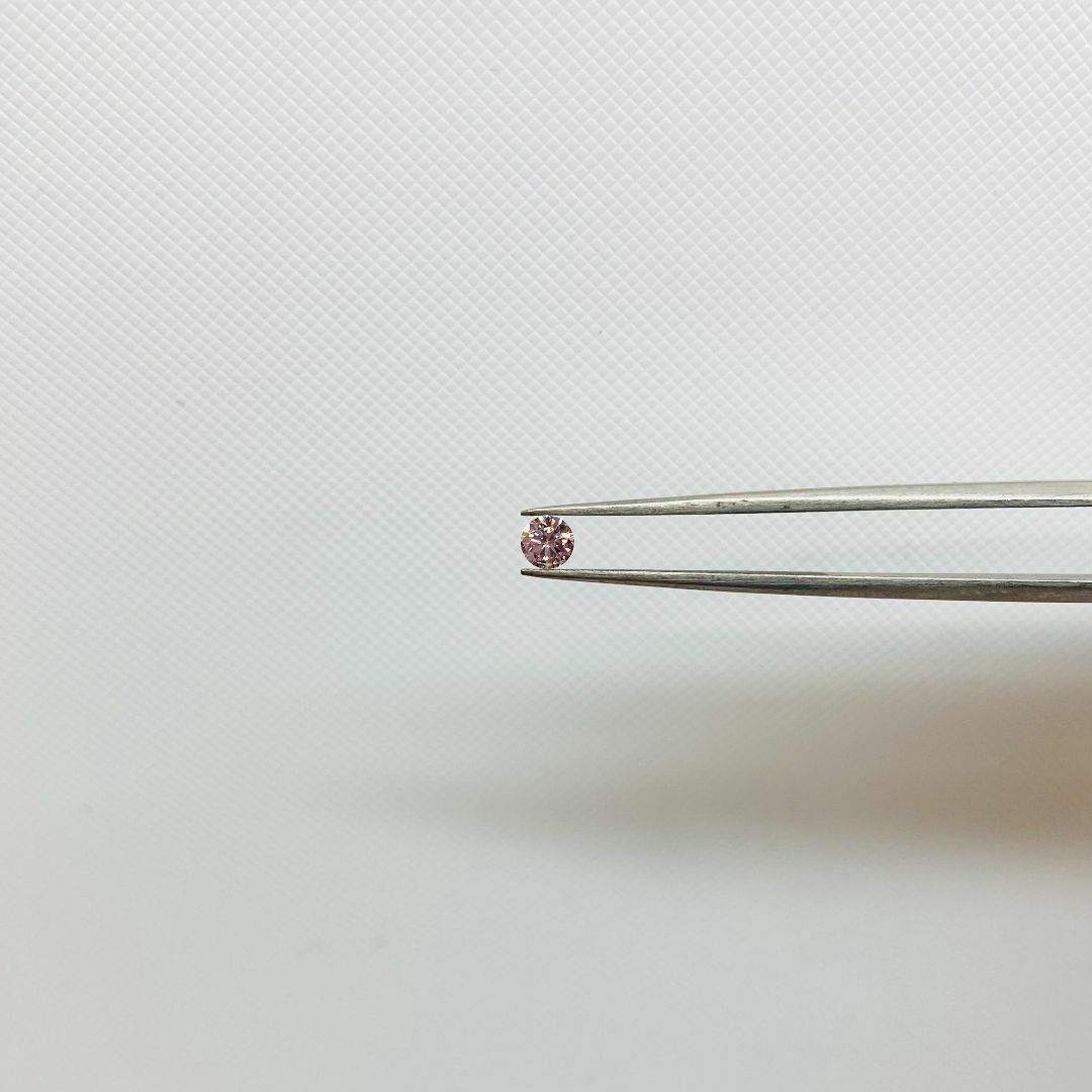 ARGYLE FANCY PINK 0.112ct RD/RT2474/CGL レディースのアクセサリー(その他)の商品写真