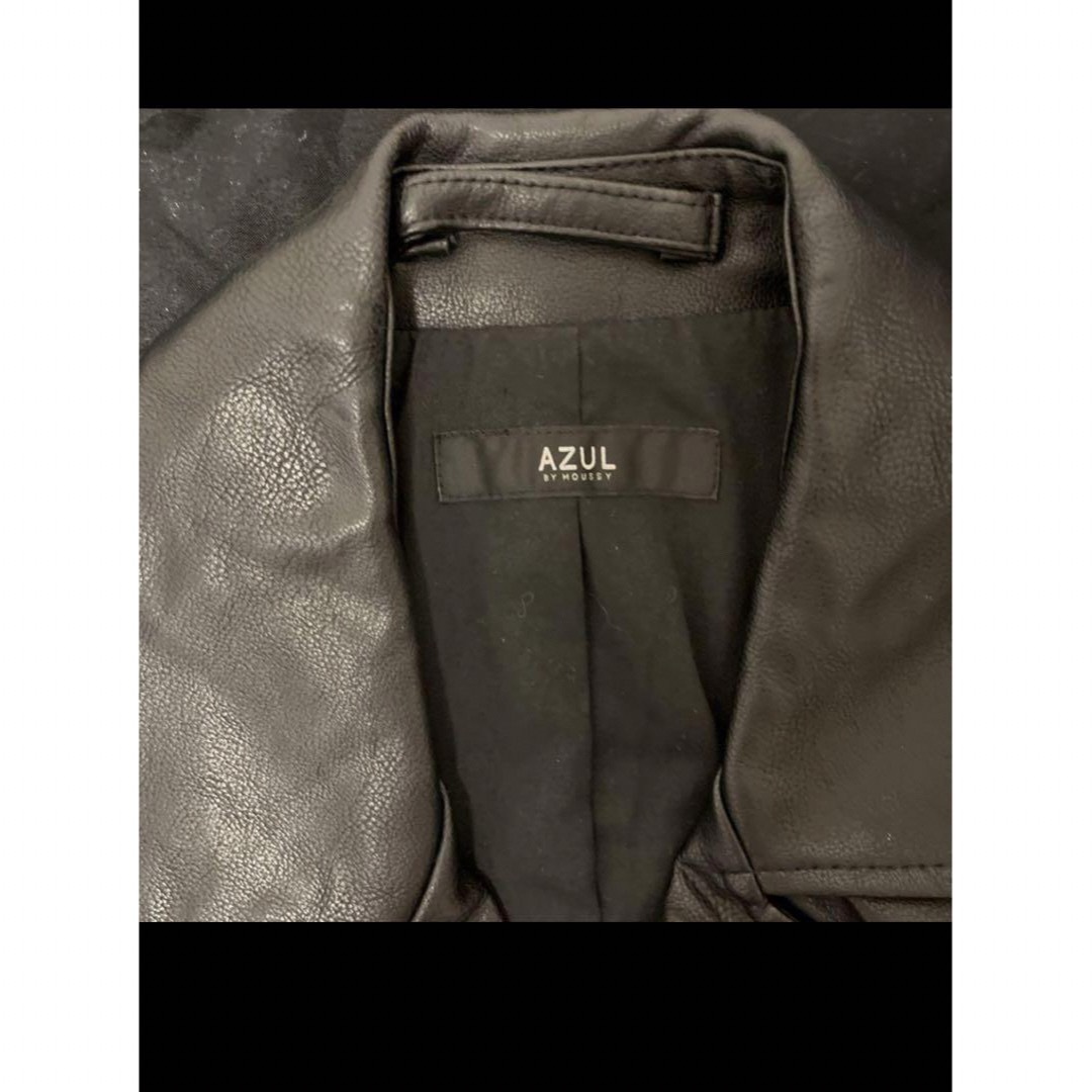 AZUL by moussy(アズールバイマウジー)のアズール　バイ　マウジー　レザージャケット　ライダース　AZUL メンズのジャケット/アウター(ライダースジャケット)の商品写真