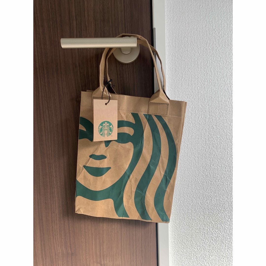 Starbucks - スタバ クラフトペーパー ショッパー Sの通販 by ちえ's