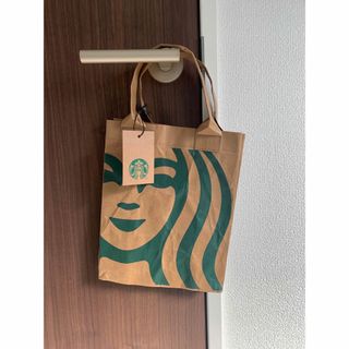 スターバックス(Starbucks)のスタバ　クラフトペーパー　ショッパー　S(エコバッグ)