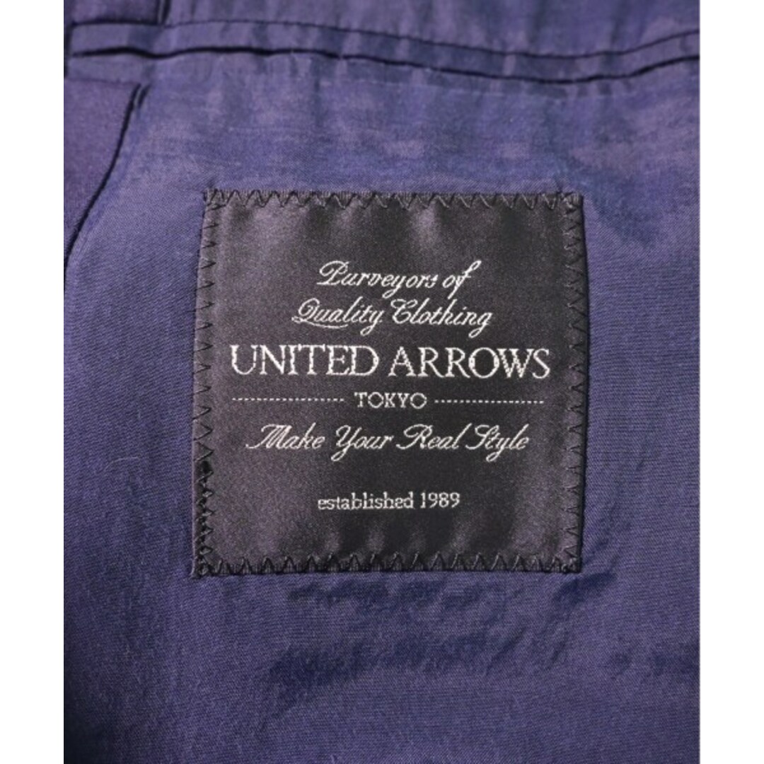 UNITED ARROWS(ユナイテッドアローズ)のUNITED ARROWS ユナイテッドアローズ ステンカラーコート M 紺 【古着】【中古】 メンズのジャケット/アウター(ステンカラーコート)の商品写真