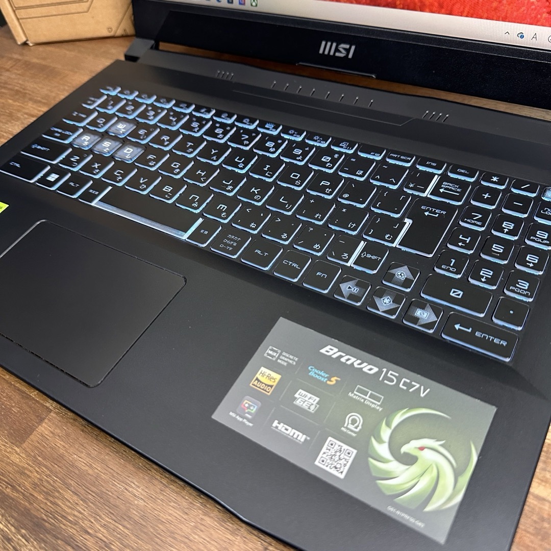 msi(エムエスアイ)のゲーミングノート  MSI Bravo 15 C7VE  RTX4050搭載機 スマホ/家電/カメラのPC/タブレット(ノートPC)の商品写真