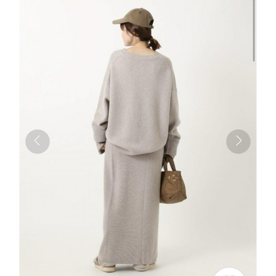 DEUXIEME CLASSE(ドゥーズィエムクラス)のDeuxieme Classe Cashmere マキシスカート レディースのスカート(ロングスカート)の商品写真