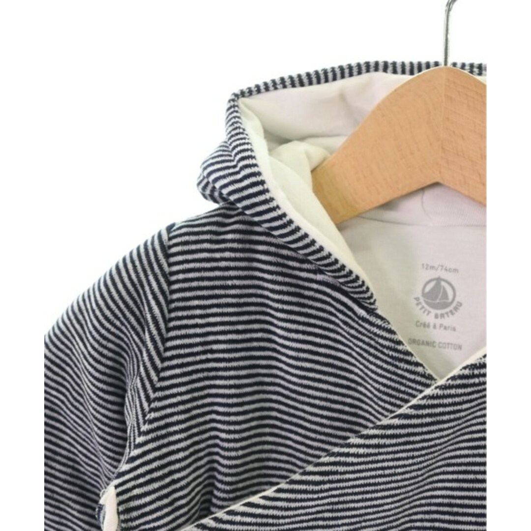 PETIT BATEAU(プチバトー)のPETIT BATEAU ブルゾン（その他） 74 紺x白(ボーダー) 【古着】【中古】 キッズ/ベビー/マタニティのキッズ服女の子用(90cm~)(ジャケット/上着)の商品写真