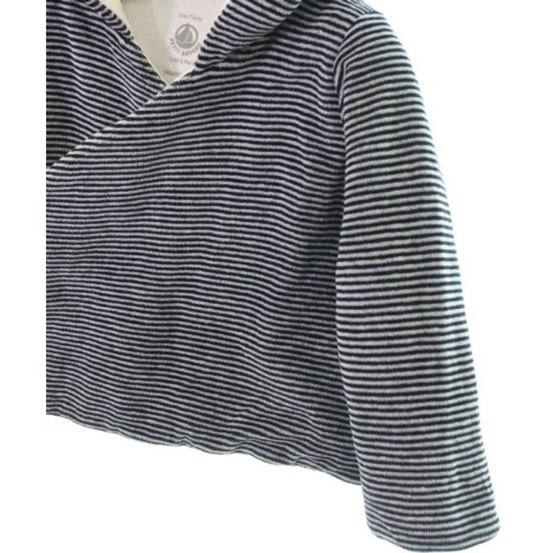 PETIT BATEAU(プチバトー)のPETIT BATEAU ブルゾン（その他） 74 紺x白(ボーダー) 【古着】【中古】 キッズ/ベビー/マタニティのキッズ服女の子用(90cm~)(ジャケット/上着)の商品写真