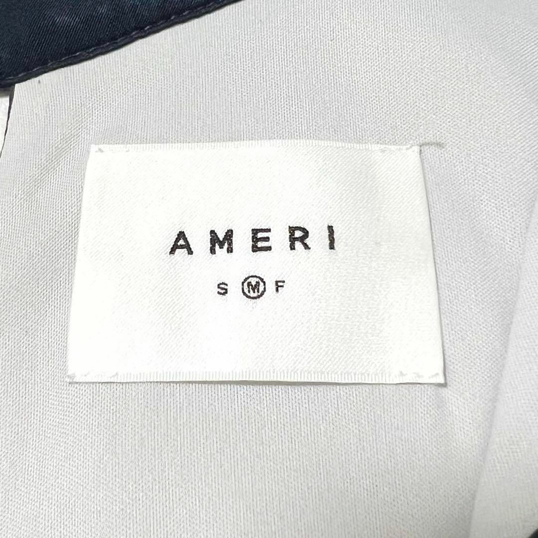 Ameri VINTAGE(アメリヴィンテージ)のAMERI ELLA VEIL DRESS ネイビー Mサイズ 2020AW レディースのワンピース(ロングワンピース/マキシワンピース)の商品写真