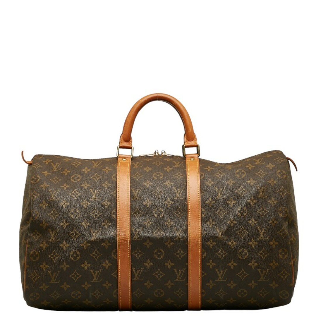 約10cm開閉式ルイ ヴィトン モノグラム キーポル50 ハンドバッグ ボストンバッグ M41426 PVC レディース LOUIS VUITTON 【222-33641】