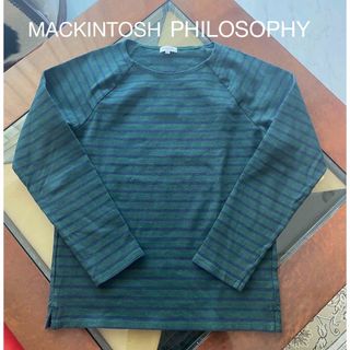 マッキントッシュフィロソフィー(MACKINTOSH PHILOSOPHY)のMACKINTOSH PHILOSOPHY マッキントッシュ カットソー M(Tシャツ/カットソー(七分/長袖))