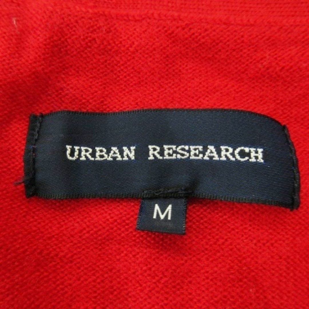URBAN RESEARCH(アーバンリサーチ)のアーバンリサーチ カーディガン ニット Vネック 長袖 ウール 鮮やか M 赤 メンズのトップス(カーディガン)の商品写真