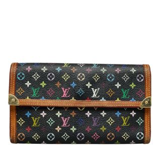 ルイヴィトン(LOUIS VUITTON)のルイ ヴィトン モノグラム マルチカラー ポルトトレゾール インターナショナル 長財布 M92658 PVC レディース LOUIS VUITTON 【228-35801】(財布)