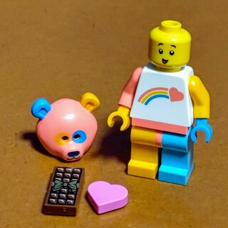 レゴ(Lego)のレゴ★ミニフィ ダイバーシティーパンダガイ バレンタインアレンジ 新品 激かわ(キャラクターグッズ)